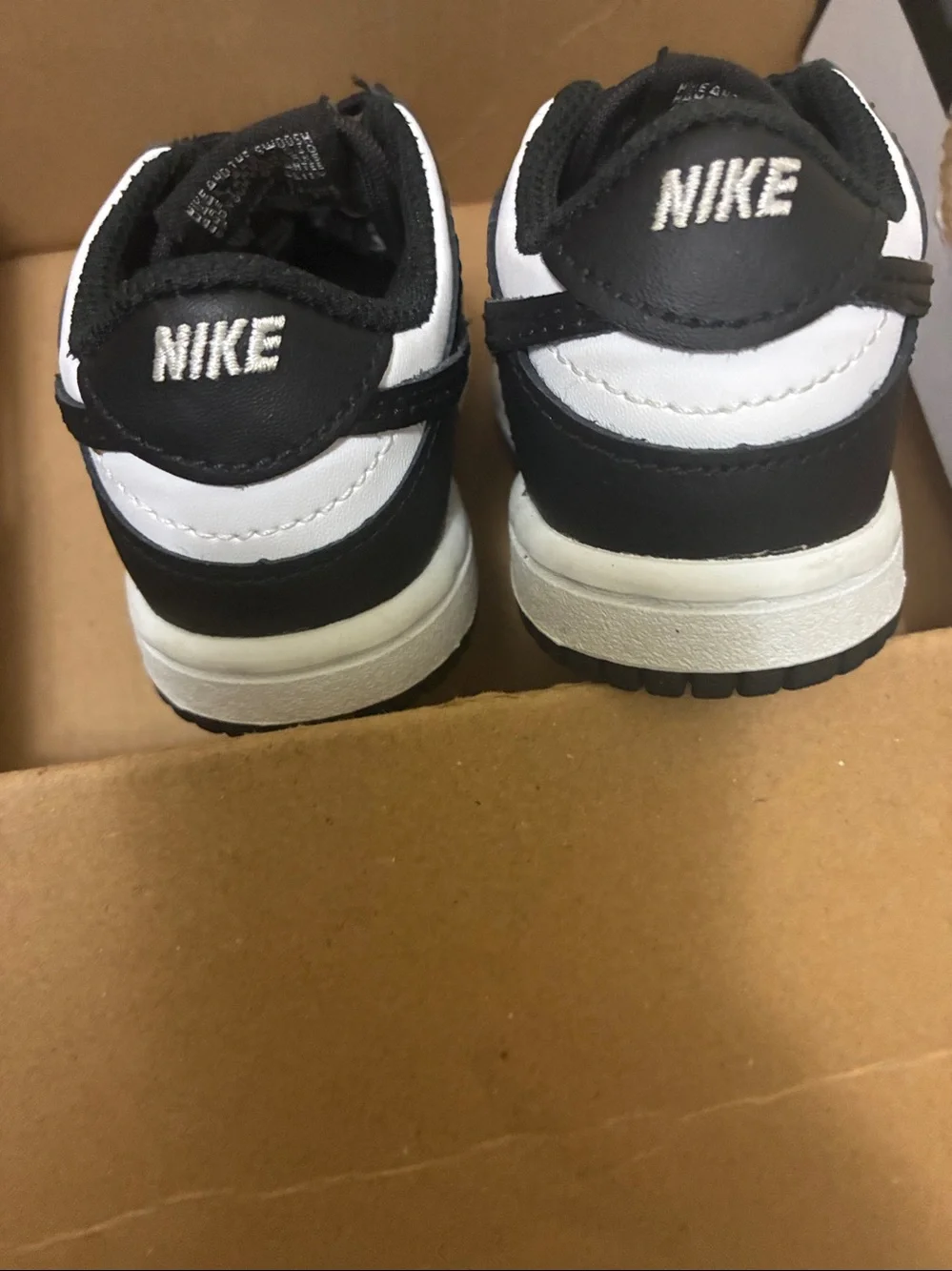 Brand new Nike Black and White baby Low-Top Sneakers